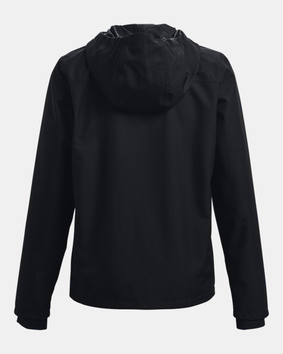 Women's UA Stormproof Lined Rain Jacket, Black, pdpMainDesktop image number 6